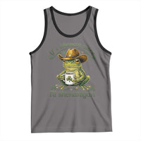 If I Shenan Once I Will Shenanigan Funny Frog Cowboy Tank Top St Patricks Day Shenanigans Humor