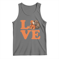 Love Punch the Baby Monkey Tank Top Cute Hugging Plush Toy Viral Friendship