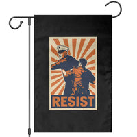 Resist Marine Veteran Political Protest Garden Flag America First Anti War