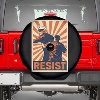 Resist Marine Veteran Political Protest Spare Tire Cover America First Anti War