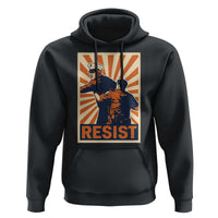 Resist Marine Veteran Political Protest Hoodie America First Anti War