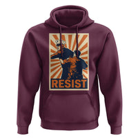 Resist Marine Veteran Political Protest Hoodie America First Anti War