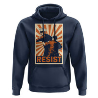 Resist Marine Veteran Political Protest Hoodie America First Anti War