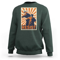 Resist Marine Veteran Political Protest Sweatshirt America First Anti War