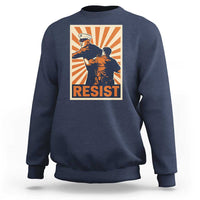 Resist Marine Veteran Political Protest Sweatshirt America First Anti War