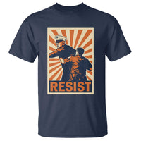 Resist Marine Veteran Political Protest T Shirt America First Anti War