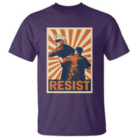Resist Marine Veteran Political Protest T Shirt America First Anti War