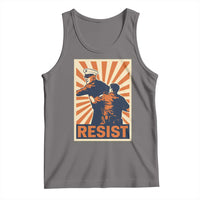 Resist Marine Veteran Political Protest Tank Top America First Anti War