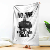 No One Wants To Fight For Israel Marine Veteran Statement Throw Blanket America First Freedom Anti War