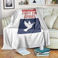 No One Wants To Fight For Israel Dove Throw Blanket Peace Freedom Supporter Anti War
