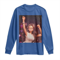 Funny Angry Doll Face Meme Graphic Long Sleeve Shirt Unhinged Baby Stankface Reaction