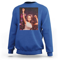 Funny Angry Doll Face Meme Graphic Sweatshirt Unhinged Baby Stankface Reaction