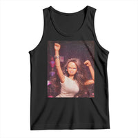 Funny Angry Doll Face Meme Graphic Tank Top Unhinged Baby Stankface Reaction