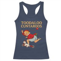 Toodaloo Cuntaroos Funny Offensive Retro Goodbye Racerback Tank Top Vintage Scooter Girl Cartoon Edgy Adult Humor