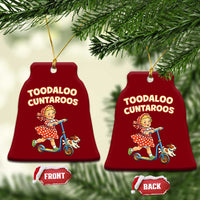Toodaloo Cuntaroos Retro Scooter Girl Ceramic Ornament Funny Offensive Retro Goodbye Meme Dark Humor