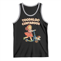 Toodaloo Cuntaroos Retro Scooter Girl Tank Top Funny Offensive Retro Goodbye Meme Dark Humor