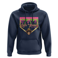 Lets Party Monkey Baseball Game Day Hoodie Neon Dripping Homeplate Funny Ball Party Fans