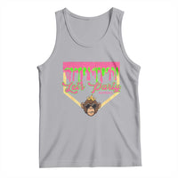 Lets Party Monkey Baseball Game Day Tank Top Neon Dripping Homeplate Funny Ball Party Fans