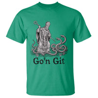 Go'n Git Funny Saint Patrick Banishing Snakes T Shirt Irish History Humor St Patricks Day