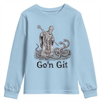 Go'n Git Funny Saint Patrick Banishing Snakes Youth Sweatshirt Irish History Humor St Patricks Day