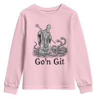 Go'n Git Funny Saint Patrick Banishing Snakes Youth Sweatshirt Irish History Humor St Patricks Day