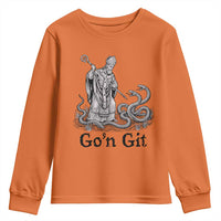 Go'n Git Funny Saint Patrick Banishing Snakes Youth Sweatshirt Irish History Humor St Patricks Day