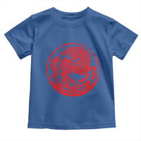Year of the Fire Horse 1966 2026 Red Graphic Toddler T Shirt 60 Years Chinese Zodiac Horse Vintage Style