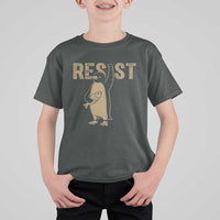 Funny Penguin Resist T Shirt For Kid Resist Penguin Activism Graphic