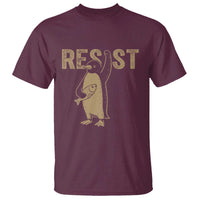 Funny Penguin Resist T Shirt Resist Penguin Activism Graphic
