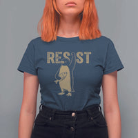 Funny Penguin Resist T Shirt For Women Resist Penguin Activism Graphic