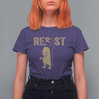 Funny Penguin Resist T Shirt For Women Resist Penguin Activism Graphic