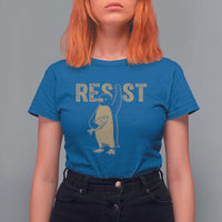 Funny Penguin Resist T Shirt For Women Resist Penguin Activism Graphic