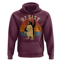 Funny Penguin Resist Hoodie Funny Penguin Resist Penguins Protest Against Tariffs