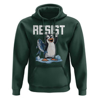 Funny Penguin Resist Hoodie Resist Penguin Activism