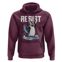 Funny Penguin Resist Hoodie Resist Penguin Activism