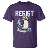 Funny Penguin Resist T Shirt Resist Penguin Activism