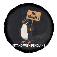 Funny Penguin Resist Spare Tire Cover No Tariffs I Stand With Penguins