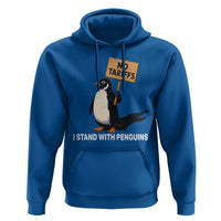 Funny Penguin Resist Hoodie No Tariffs I Stand With Penguins