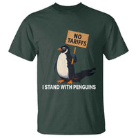 Funny Penguin Resist T Shirt No Tariffs I Stand With Penguins