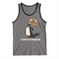 Funny Penguin Resist Tank Top No Tariffs I Stand With Penguins