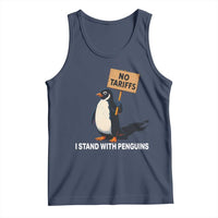 Funny Penguin Resist Tank Top No Tariffs I Stand With Penguins