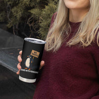 Funny Penguin Resist Tumbler Cup No Tariffs I Stand With Penguins