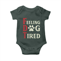 Feeling Dog Tired Baby Onesie FDT Dogs Paw Sarcasm