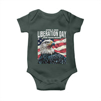 Liberation Day April 2 2025 Baby Onesie Fair Trade Patriotic American Eagle USA Flag