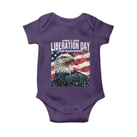 Liberation Day April 2 2025 Baby Onesie Fair Trade Patriotic American Eagle USA Flag