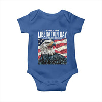 Liberation Day April 2 2025 Baby Onesie Fair Trade Patriotic American Eagle USA Flag
