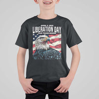 Liberation Day April 2 2025 T Shirt For Kid Fair Trade Patriotic American Eagle USA Flag