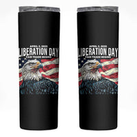 Liberation Day April 2 2025 Skinny Tumbler Fair Trade Patriotic American Eagle USA Flag