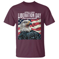 Liberation Day April 2 2025 T Shirt Fair Trade Patriotic American Eagle USA Flag