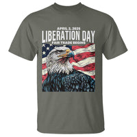 Liberation Day April 2 2025 T Shirt Fair Trade Patriotic American Eagle USA Flag